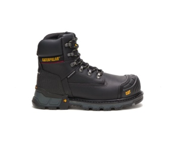 Caterpillar Work Boots South Africa Excavator XL 6" Waterproof Composite Toe Black - Cat Boots For Men - LW3470568